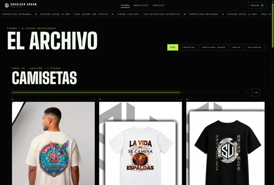 Shoulder Urban: el archivo de colecciones